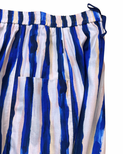 Blue Stripe Gardener Pant