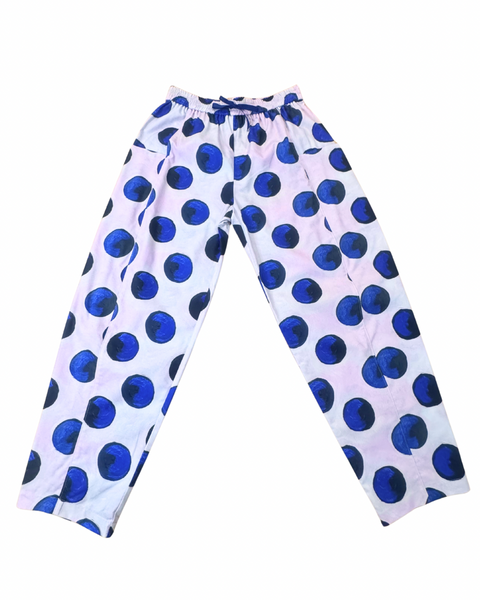 Blue Polka Dot Gardener Pant
