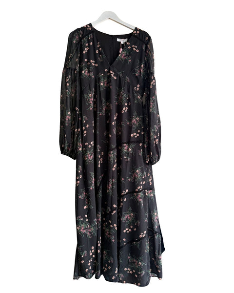 O.P. Belle and Bloom Black Floral Dress