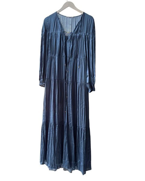 O.P. Belle and Bloom Blue Layered Dress