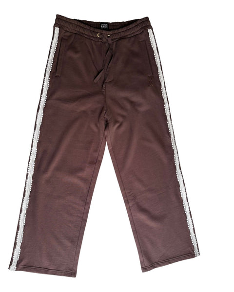 O.P. Scotch and Soda White Trim Brown Sweats