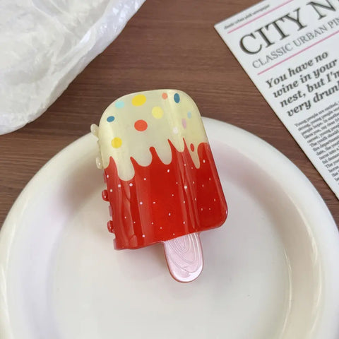 Summer Fruit Popsicle Ice Pop Hair Claw