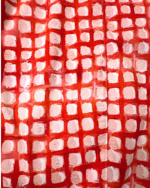Red Gingham Gardener Pant