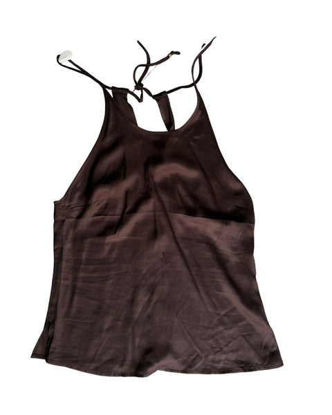 O.P. Scotch and Soda Brown KeyHole Back Tank Top