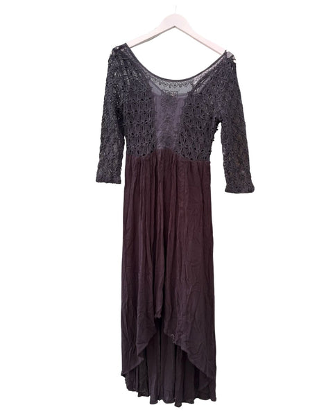 O.P. Free People Black Lace Dress