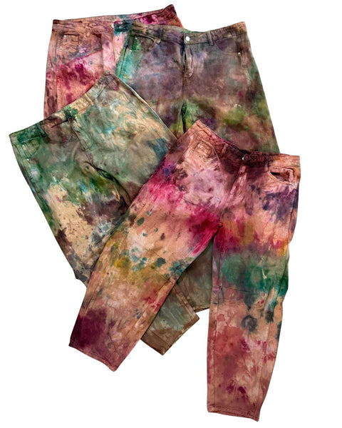 Ice Dyed Artist Barrel Jeans