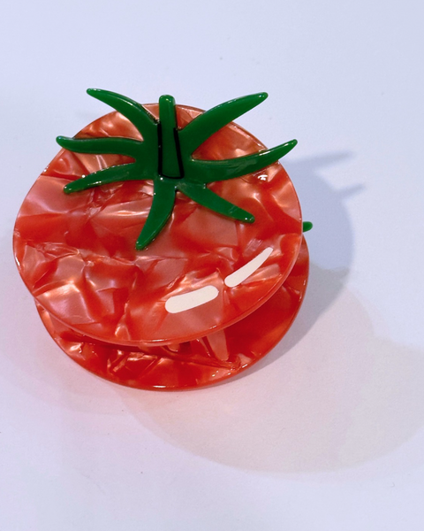 Red Tomato Hair Claw Clip
