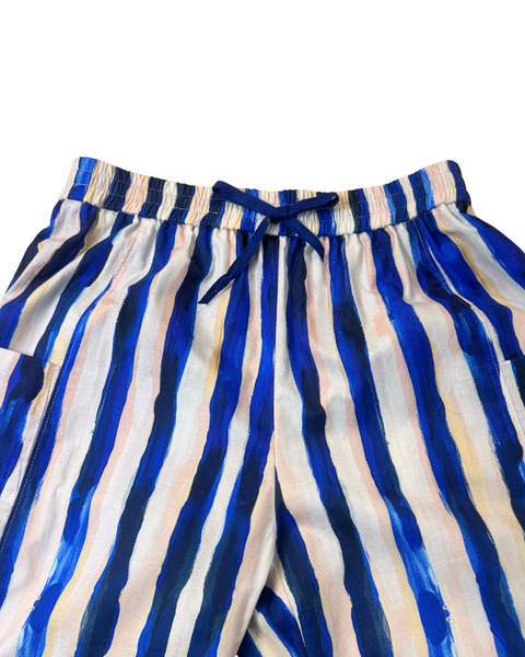 Blue Stripe Gardener Pant