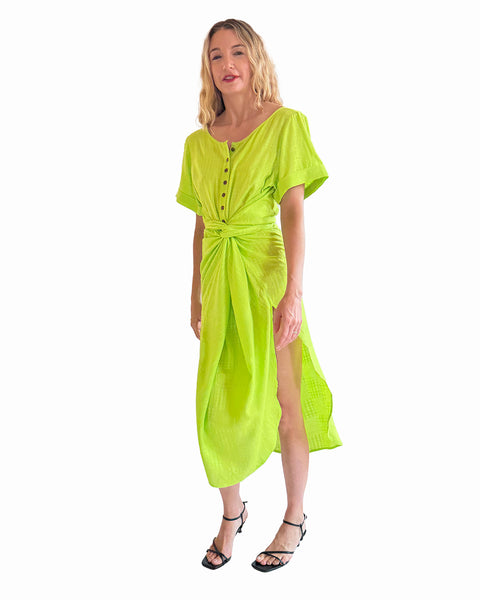 Lime Amanda Dress