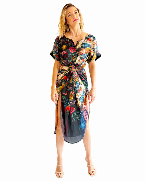 Melted Flowers Amanda Dress
