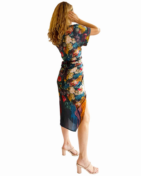 Melted Flowers Amanda Dress