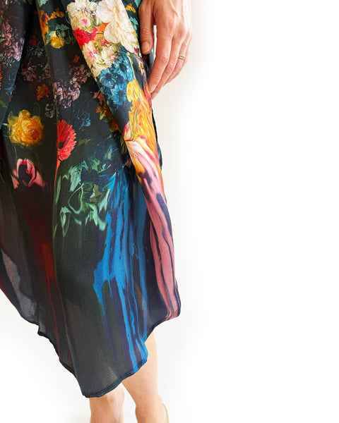 Melted Flowers Amanda Dress