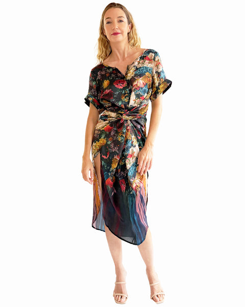 Melted Flowers Amanda Dress