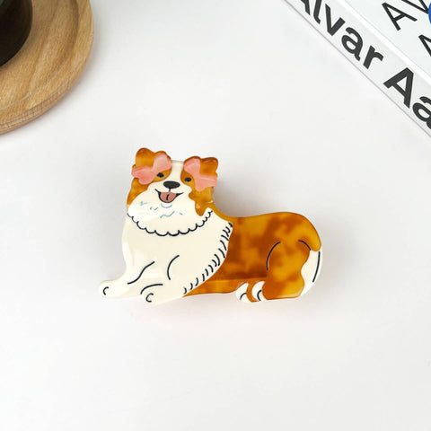 Corgi Claw Clip