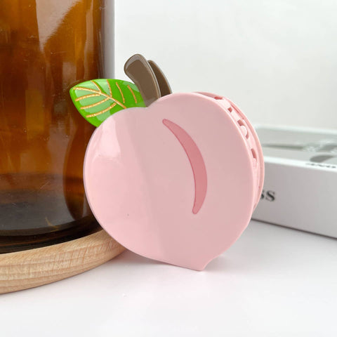 Peach Claw Clip