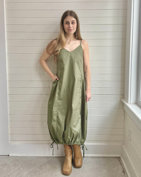 Poplin Parachute Cotton Dress