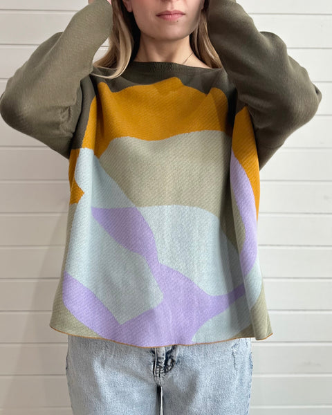 Kamile Mountain Sweater -Cool tone