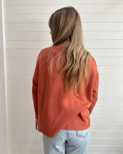 Kamile Mountain Sweater -Warm tone
