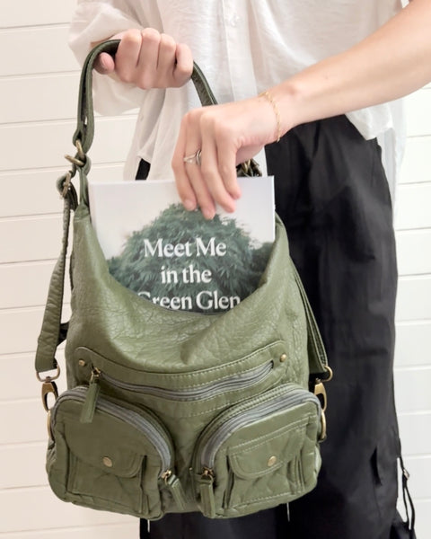 Convertible Crossbody Backpack Bag