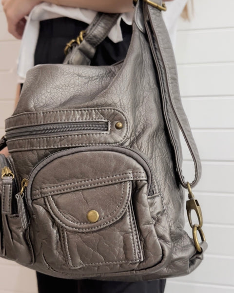 Convertible Crossbody Backpack Bag