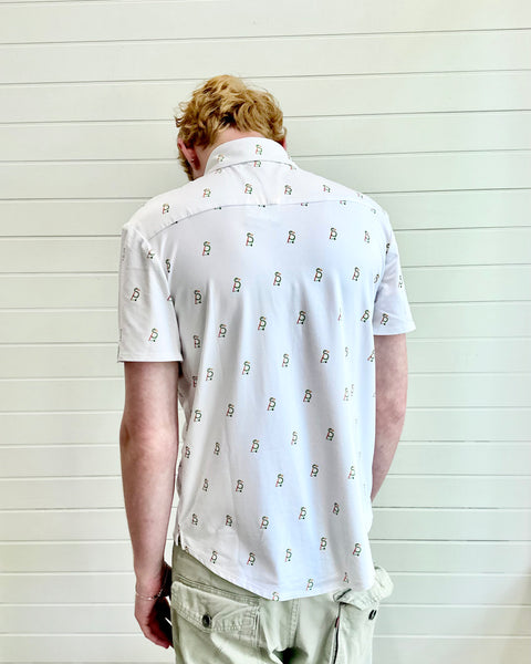 Short Steve button down - logo