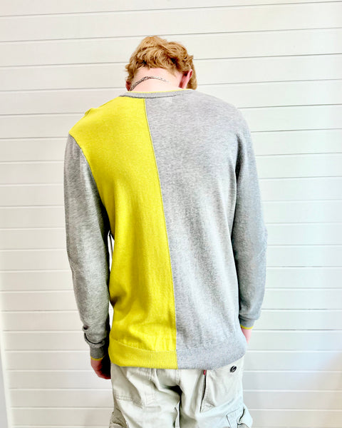 Poplin & Co. Sulphur Stripe Long Sleeve Knit