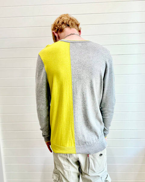 Poplin & Co. Sulphur Stripe Long Sleeve Knit