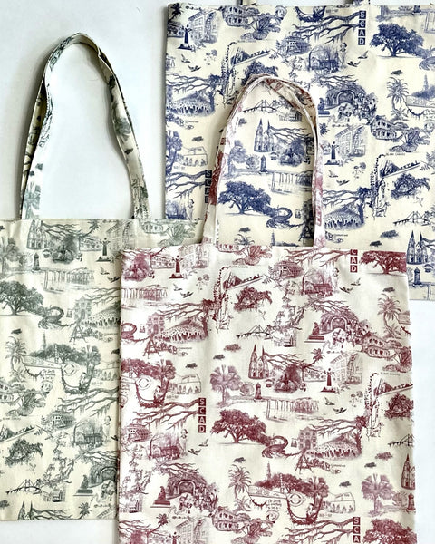 Savannah Toile Simple Tote