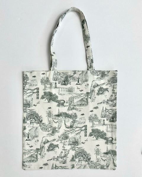 Savannah Toile Simple Tote