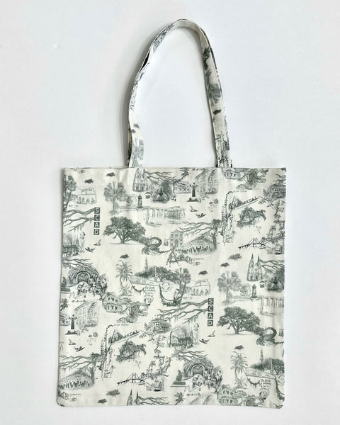 Savannah Toile Simple Tote