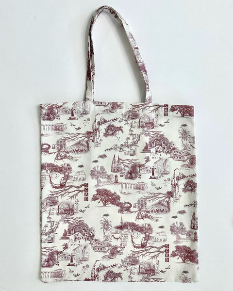 Savannah Toile Simple Tote