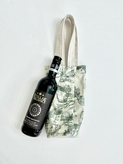 Savannah Toile Wine Carrying Tote