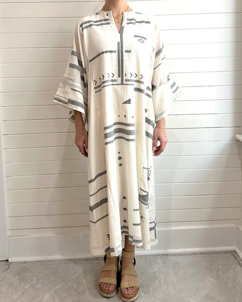 World of Crow Oversized Sleeve Dress