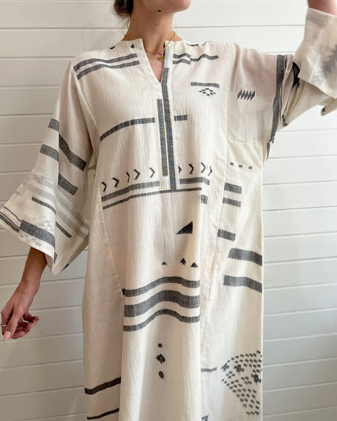 World of Crow Oversized Sleeve Dress