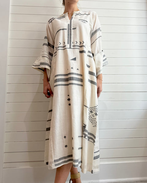 World of Crow Oversized Sleeve Dress