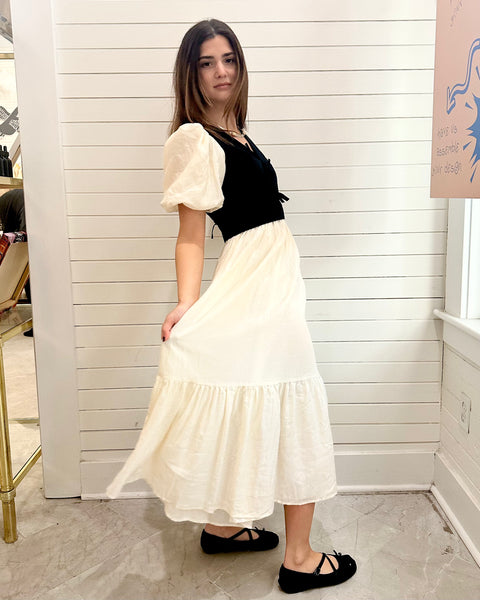 Twofer Vest Maxi Dress