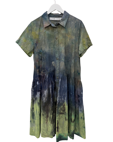 Ice Dyed Shirt Dress