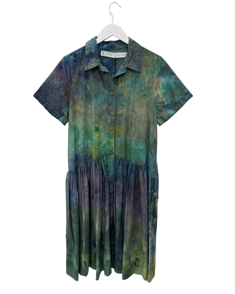 Ice Dyed Shirt Dress