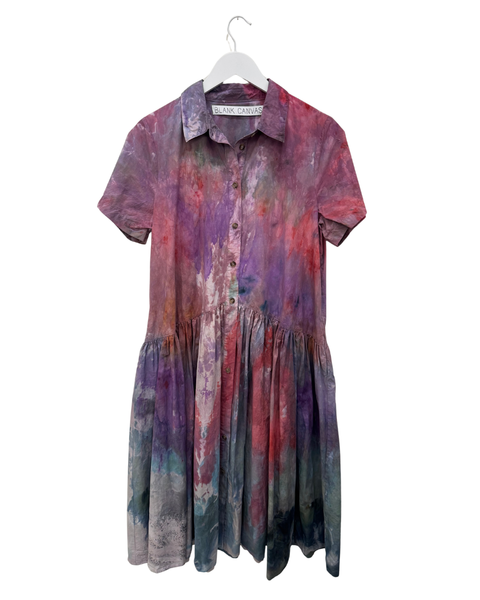 Ice Dyed Shirt Dress