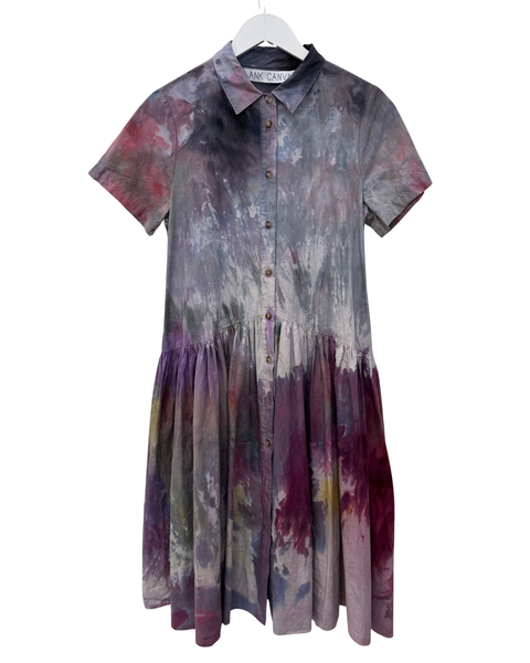 Ice Dyed Shirt Dress