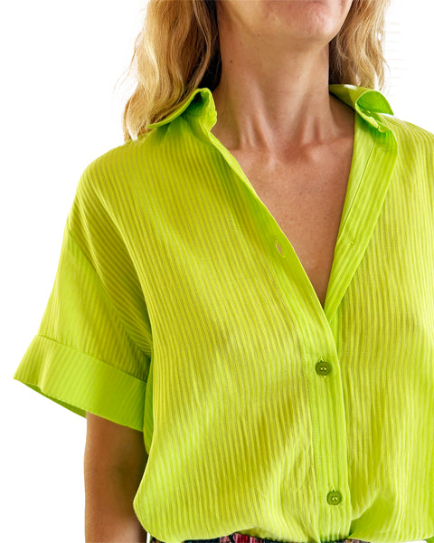 Lime Bamboo Kelsey Top
