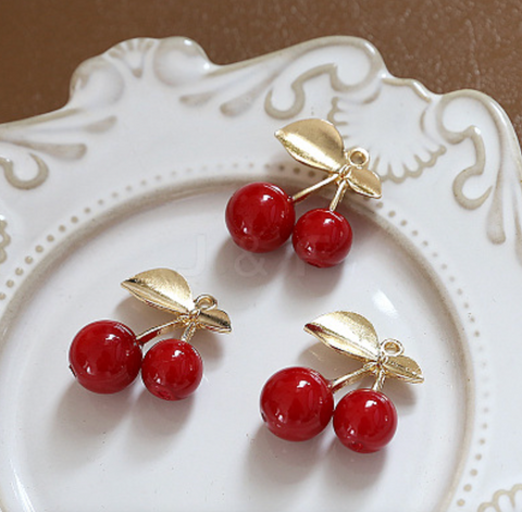 Twin Cherries Charm
