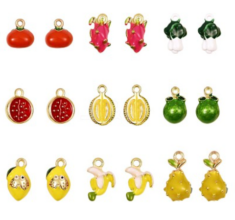 Assorted Fruits Charm