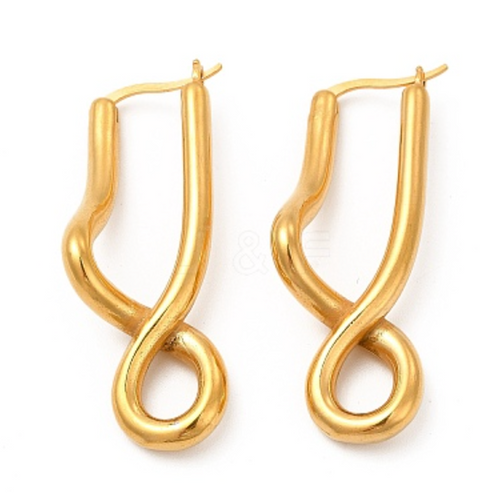 Gold Balloon Hoops