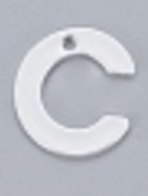 Letters A-Z Silver Charms