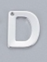Letters A-Z Silver Charms
