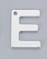 Letters A-Z Silver Charms