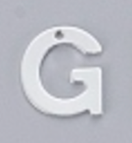 Letters A-Z Silver Charms