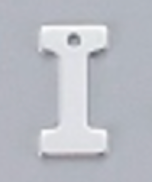 Letters A-Z Silver Charms