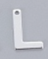 Letters A-Z Silver Charms